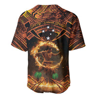 Samoa Teuila 2024 Festival Baseball Jersey Samoan Siva Afi With Red Gingers LT14 - Polynesian Pride