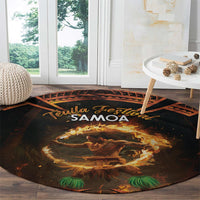 Samoa Teuila 2024 Festival Round Carpet Samoan Siva Afi With Red Gingers