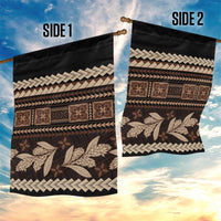 Black Samoa Siapo Teuila Flowers Garden Flag