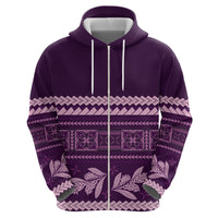 Purple Samoa Siapo Teuila Flowers Hoodie LT14 - Polynesian Pride