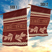 Red Samoa Siapo Teuila Flowers Garden Flag