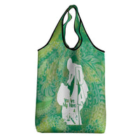 Green Polynesia Father's Day Grocery Bag Dad You Are My Hero