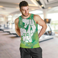 Green Polynesia Father's Day Men Tank Top Dad You Are My Hero