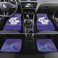 Purple Polynesia Father's Day Car Mats Dad You Are My Hero