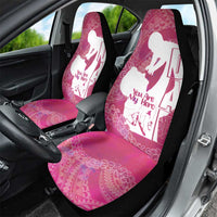 Pink Polynesia Father's Day Car Seat Cover Dad You Are My Hero