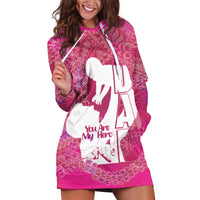 Pink Polynesia Father's Day Hoodie Dress Dad You Are My Hero