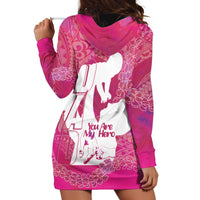 Pink Polynesia Father's Day Hoodie Dress Dad You Are My Hero