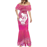Pink Polynesia Father's Day Mermaid Dress Dad You Are My Hero