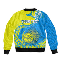 Personalised Palau Independence Day Bomber Jacket Happy 29th Anniversary Polynesian Hammerhead Shark LT14 - Polynesian Pride