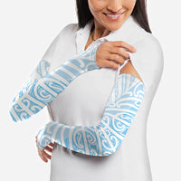 Blue New Zealand Puhoro Maori Tattoo Arm Sleeves