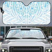 Blue New Zealand Puhoro Maori Tattoo Auto Sun Shade