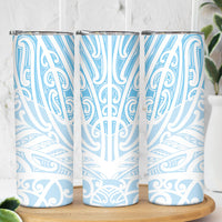 Blue New Zealand Puhoro Maori Tattoo Skinny Tumbler