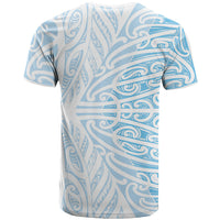 Blue New Zealand Puhoro Maori Tattoo T Shirt