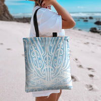 Blue New Zealand Puhoro Maori Tattoo Tote Bag