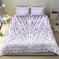 Purple New Zealand Puhoro Maori Tattoo Bedding Set