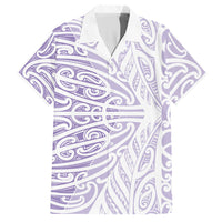 Purple New Zealand Puhoro Maori Tattoo Hawaiian Shirt
