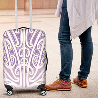 Purple New Zealand Puhoro Maori Tattoo Luggage Cover