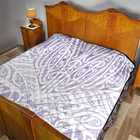 Purple New Zealand Puhoro Maori Tattoo Quilt