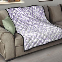 Purple New Zealand Puhoro Maori Tattoo Quilt