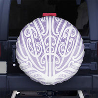 Purple New Zealand Puhoro Maori Tattoo Spare Tire Cover