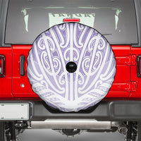 Purple New Zealand Puhoro Maori Tattoo Spare Tire Cover