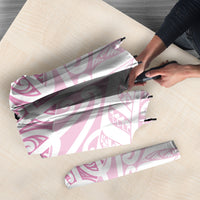 Pink New Zealand Puhoro Maori Tattoo Umbrella