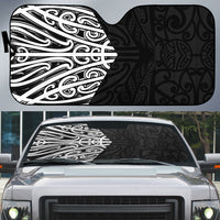 Black New Zealand Puhoro Maori Tattoo Auto Sun Shade