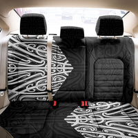 Black New Zealand Puhoro Maori Tattoo Back Car Seat Cover