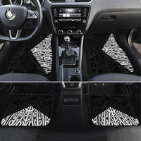 Black New Zealand Puhoro Maori Tattoo Car Mats