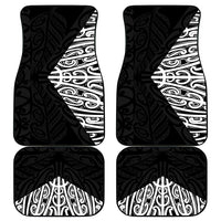 Black New Zealand Puhoro Maori Tattoo Car Mats