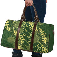 Green Aloha Hawaii Travel Bag Hawaiian Kakau Ohia Lehua Lei - Polynesian Pride