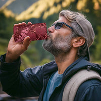 Maroon Aloha Hawaii 4 in 1 Can Cooler Tumbler Hawaiian Kakau Ohia Lehua Lei - Polynesian Pride