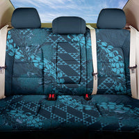 Naval Night Aloha Hawaii Back Car Seat Cover Hawaiian Kakau Ohia Lehua Lei - Polynesian Pride