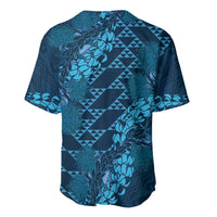 Naval Night Aloha Hawaii Baseball Jersey Hawaiian Kakau Ohia Lehua Lei LT14 - Polynesian Pride