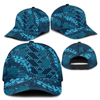 Naval Night Aloha Hawaii Classic Cap Hawaiian Kakau Ohia Lehua Lei LT14 - Polynesian Pride