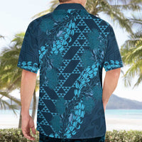 Naval Night Aloha Hawaii Hawaiian Shirt Hawaiian Kakau Ohia Lehua Lei - Polynesian Pride