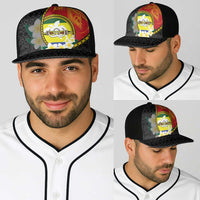 PNG Morobe Provins Baseball Net Cap Papua New Guinea Plumeria Melanesian Pattern - Polynesian Pride