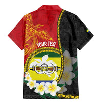 Personalised PNG Morobe Provins Family Matching Mermaid Dress and Hawaiian Shirt Papua New Guinea Plumeria Melanesian Pattern - Polynesian Pride