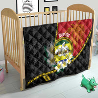 Personalised PNG Morobe Provins Quilt Papua New Guinea Plumeria Melanesian Pattern - Polynesian Pride