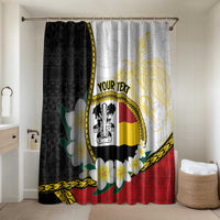 Personalised PNG Madang Provins Bathroom Set Papua New Guinea Plumeria Melanesian Pattern - Polynesian Pride