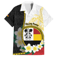Personalised PNG Madang Provins Hawaiian Shirt Papua New Guinea Plumeria Melanesian Pattern - Polynesian Pride