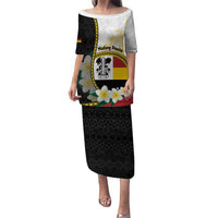 Personalised PNG Madang Provins Puletasi Papua New Guinea Plumeria Melanesian Pattern - Polynesian Pride