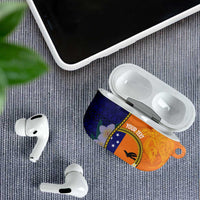 Personalised PNG Niu Ailan AirPods Case Papua New Guinea Plumeria Melanesian Pattern - Polynesian Pride