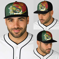 PNG Simbu Provins Baseball Net Cap Papua New Guinea Plumeria Melanesian Pattern - Polynesian Pride