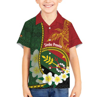 Personalised PNG Simbu Provins Family Matching Puletasi and Hawaiian Shirt Papua New Guinea Plumeria Melanesian Pattern - Polynesian Pride