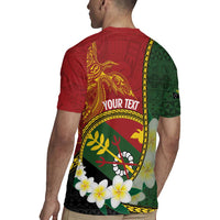 Personalised PNG Simbu Provins Rugby Jersey Papua New Guinea Plumeria Melanesian Pattern - Polynesian Pride