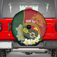 Personalised PNG Simbu Provins Spare Tire Cover Papua New Guinea Plumeria Melanesian Pattern - Polynesian Pride