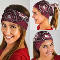 Personalised Cook Islands Mangaia Neck Gaiter Map With Kuki Airani Manta Ray Tattoo