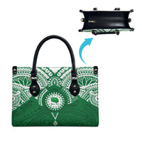 Personalised Cook Islands Rarotonga Leather Bag Map With Kuki Airani Manta Ray Tattoo
