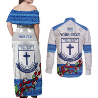 personalised-fiji-holy-cross-college-couples-matching-off-shoulder-maxi-dress-and-long-sleeve-button-shirts-happy-50th-anniversary-fijian-tagimoucia-tapa-pattern